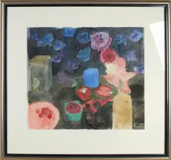 Clara de Jong, Stilleven, Aquarel op papier