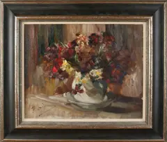 Victor Simonin, Stilleven, Olieverf op linnen