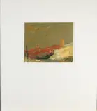 Thijs Buit, Oosters stadsgezicht, Olieverf op papier