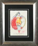 Anton Heyboer, Danseres, Pastel op papier