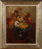 Marcelle Blum, Stilleven, Olieverf op paneel