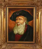 Th. Selhorst, Portret wijsheer, Olieverf op linnen