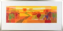 Ton Schulten, Over de heuvels, 1938, Litho op papier