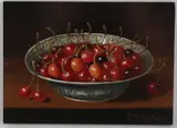 Stilleven met Chinese kom by C. Cornelisz, Olieverf op paneel, sold Oct 2021