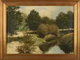 Frans Baaijens, de Dinkel Lutterzand, Olieverf op linnen