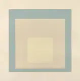WLS VII, from White Line Squares (Series I) by Josef Albers, 1966, Lithograph in colors, on Arches Cover paper, with full margins, sold Jul 2020