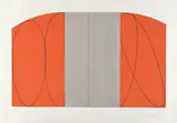 Robert Mangold, Untitled [Lincoln Center/List Print at the Barbican Centre], 1997, Screenprint in colours, on Somerset paper, with full margins