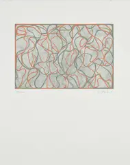 Distant Muses by Brice Marden, 2000, Screenprint in colours, on Somerset Velvet paper, with full margins, sold Jul 2020