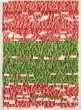 Danica Phelps, Untitled, 2005, Unique drawing with assembled strips of wove paper, watercolor and collage