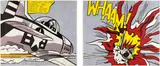 Roy Lichtenstein, Whaam! Poster, 1967, Two offset lithographs in colors, on wove paper, with full margins
