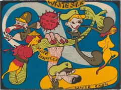 Peter Saul, White Sex, 1967, Lithograph in colors, on wove paper, the full sheet