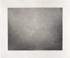 Vija Celmins, Night Sky 3, 2002, Photogravure with burnishing, aquatint and drypoint, on Hahnemühle Copperplate paper, with full margins
