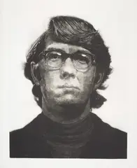 Chuck Close, Keith/Mezzotint, 1972, Monumental mezzotint, on Rives BFK paper, with full margins