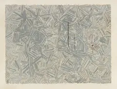 The Dutch Wives by Jasper Johns, 1977, Screenprint in colors, on Kuratoni Kozo paper with artist's name and title watermark, with full margins, sold Oct 2020