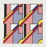 Roy Lichtenstein, Modern Print, 1971, lithograph and screenprint on paper