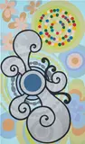 Beatriz Milhazes, O Espelho (The Mirror), 2000, Screenprint in colors, on Coventry Rag paper, the full sheet