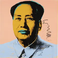 Mao by Andy Warhol, 1972, Screenprint in colours, on Beckett High White paper, the full sheet,, sold Oct 2020