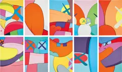 Kaws, NO REPLY, screenprint on paper