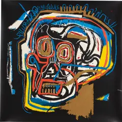 Jean-Michel Basquiat, Head, 1983/2001, Screenprint in colors, on heavy wove paper, the full sheet