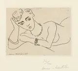 Dessins (Drawings) by Henri Matisse, 1925, The complete set of one etching, Chine collé to Arches paper, loose (as issued), and 64 lithographic reproductions of th, sold Oct 2020