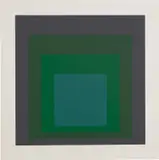 SP-IX, from SP Series by Josef Albers, 1967, Screenprint in colors, on Schöllers Hammer Board, with full margins, sold Oct 2020