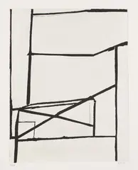 Mask by Richard Diebenkorn, 1982, Aquatint with drypoint, on Somerset paper, with full margins, sold Oct 2020
