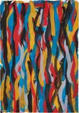 Untitled (Wavy Line Vertical Direction) by Sol LeWitt, 1993, Gouache painting on paper, sold Oct 2020