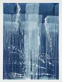 Pat Steir, Blue, 2004, Screenprint in colors, on wove paper, with full margins