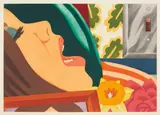 Tom Wesselmann, Bedroom Face, 1977, Etching and aquatint in colors, on Arches paper, with full margins