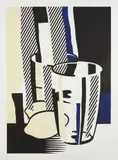 Roy Lichtenstein, Before the Mirror, from Mirrors of the Mind portfolio, 1975, Lithograph and screenprint in colors with embossing, on Rives BFK paper, with full margins
