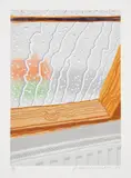 Rain on the Studio Window by David Hockney, 2009, Inkjet printed computer drawing in colours, on Epson Hot Press Natural paper, with full margins, with accompanying delux, sold Oct 2020