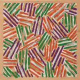 Jasper Johns, Untitled, 1977, Screenprint in colors, on Patapar printing parchment, folded (as issued)