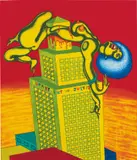 Peter Saul, Angela Davis, 1972, Lithograph in colors, on wove paper, the full sheet