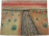 Richard Artschwager, Road with Brown Sky