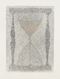 Ed Ruscha, Reloj de Arena, 1988, Etching in colors, on handmade paper, with full margins