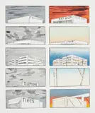 Ed Ruscha, Course of Empire, 2005, Lithograph in colors, on wove paper, with full margins