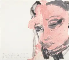 Amy-Back To by Marlene Dumas, 2015, Lithograph in colors, on wove paper, the full sheet, sold Oct 2020