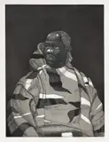 Kerry James Marshall, Untitled (Handsome Young Man), 2010, Etching and aquatint, on wove paper, with full margins