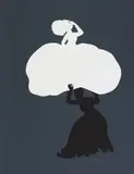 Kara Walker, The Emancipation Approximation (scene #18), 1999-2000, Screenprint in colors, on Somerset paper, the full sheet