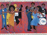 Faith Ringgold, Somebody Stole My Broken Heart, 2004, Lithograph in colors, on Arches paper, the full sheet