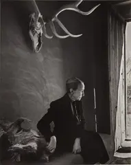 Georgia O'Keeffe by Yousuf Karsh, 1956, Gelatin silver print, printed later, sold Oct 2020