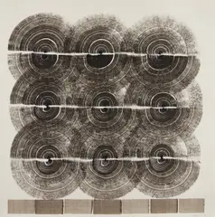 INO 4 by Dan Walsh, 2016, Ink drawing on Inomachi paper, offered Oct 2020