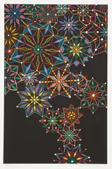 Untitled by Fred Tomaselli, 2004, Inkjet print in colors, on rag paper, with full margins, sold Oct 2020