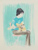 Elizabeth Peyton, Elliott, 1999, Lithograph in colors, on Somerset Satin paper, with full margins