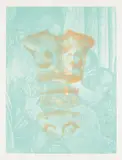 David Salle, Canfield Hatfield: one plate, 1989, Etching and aquatint in colors, on Somerset paper, with full margins