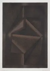 Dorothea Rockburne, Touchstone, 1987/88, Lithograph in colors, on wove paper, with full margins