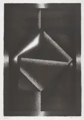 Dorothea Rockburne, Touchstone, 1986/87, Lithograph in colors, on wove paper, with full margins