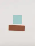 Imi Knoebel, Untitled, 1986, Lithograph with masonite collage, on wove paper, the full sheet