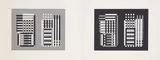 Folder 11, from Formulation and Articulation, Portfolio II by Josef Albers, 1972, Screenprint in colors, on wove paper, with full margins (folded as issued), sold Oct 2020