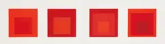 Folder 27, from Formulation and Articulation, Portfolio II by Josef Albers, 1972, Screenprint in colors, on wove paper, with full margins (folded as issued), sold Oct 2020